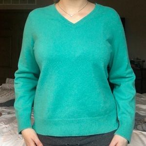 Turquoise Cashmere Sweater